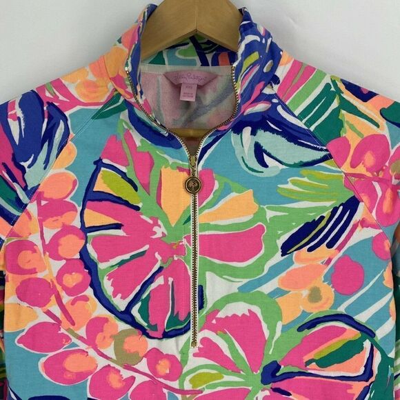 Lilly Pulitzer Top Print Skipper Popover - Picture 2 of 7
